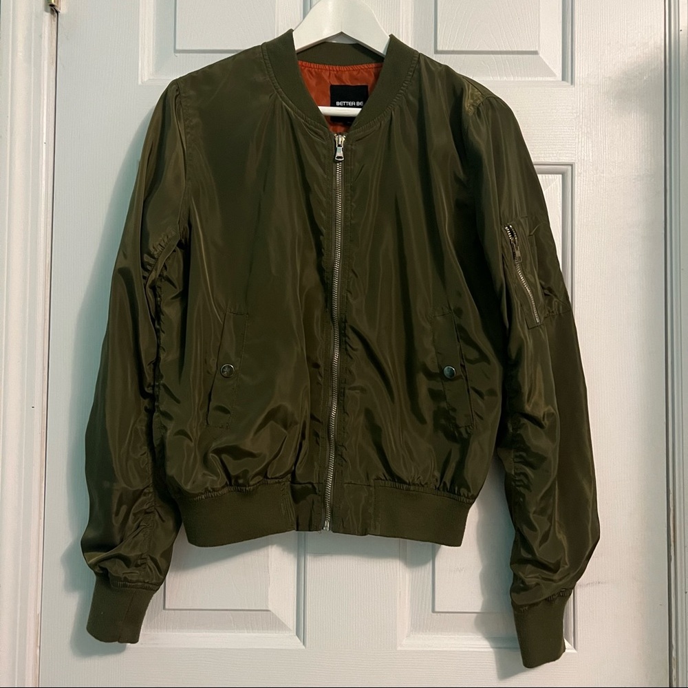 Olive Bomber Jacket [ALPHA MA-1 Olive Bomber Jacket Dupe]